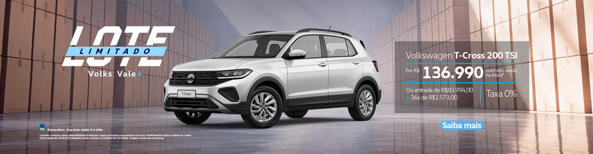 T-CROSS 200 TSI - BANNER SITE